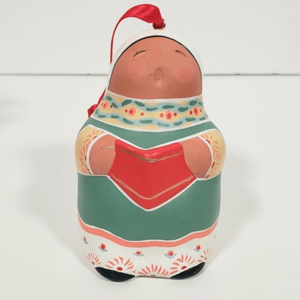 Vtg 1995  Hallmark Keepsake Ornament‎ Symbols of Christmas Sweet Song Terracotta